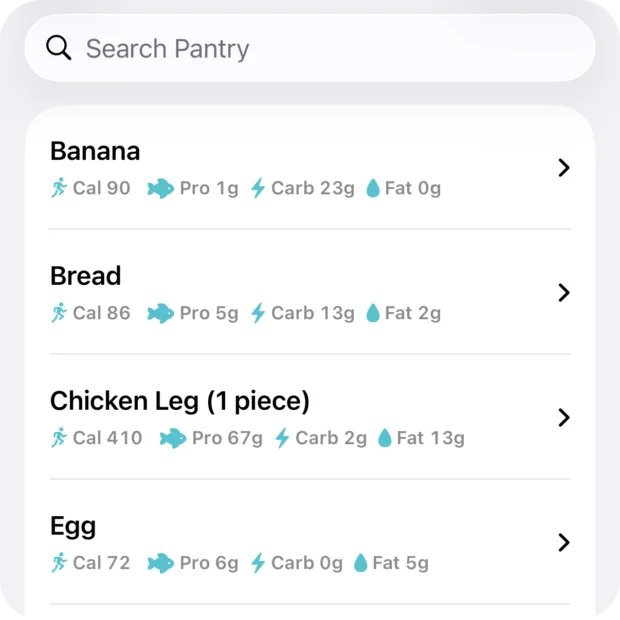 HeyMacro Pantry